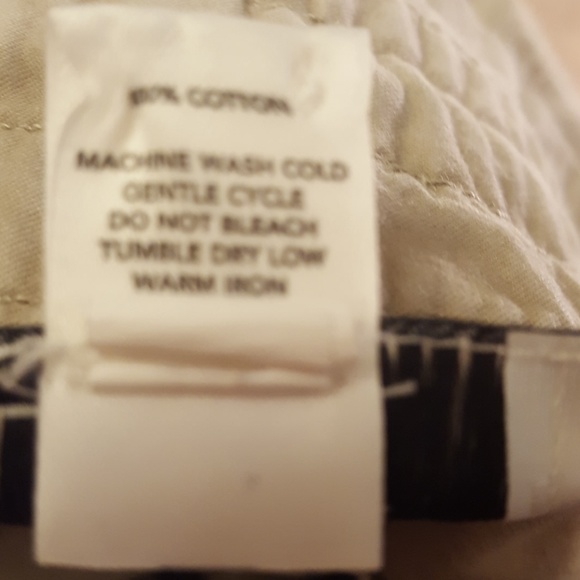 AnnTayor Loft 💙Khaki Capris Drawstring Waist - Picture 4 of 4